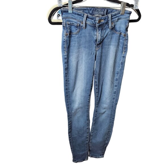 Lucky Brand Womens Brooke Legging Jeans Size 2/26 Medium Wash Denim Comfortable - Picture 1 of 7